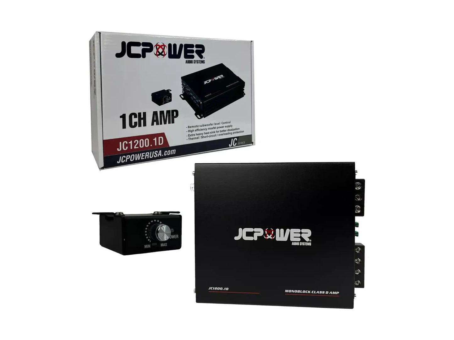JCPOWER JC1200.1D Class D 1200W Amplifier