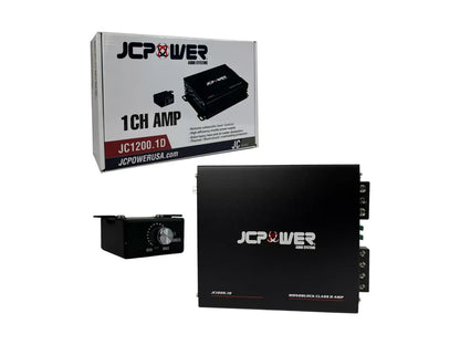 JCPOWER JC1200.1D Class D 1200W Amplifier