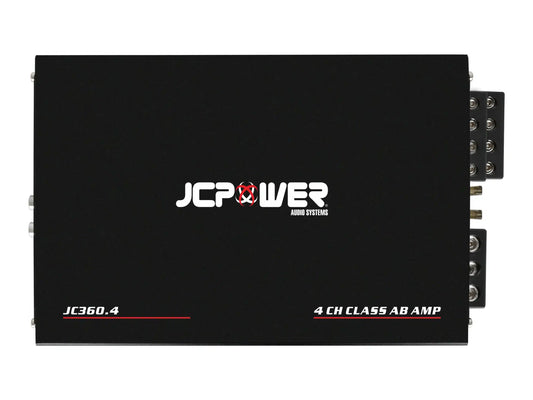 JCPOWER 4 channel amplifier 360 watts max power class AB