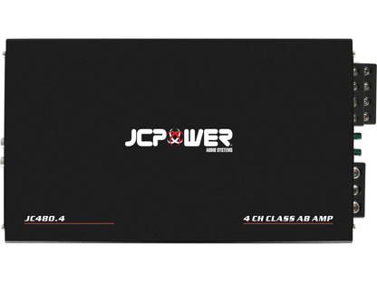 JCPOWER JC480.4 480 Watt Class AB 4-Channel Amplifier