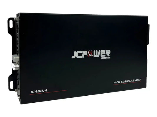 JCPOWER 4 channel amplifier 480 watts max power class AB amplifier
