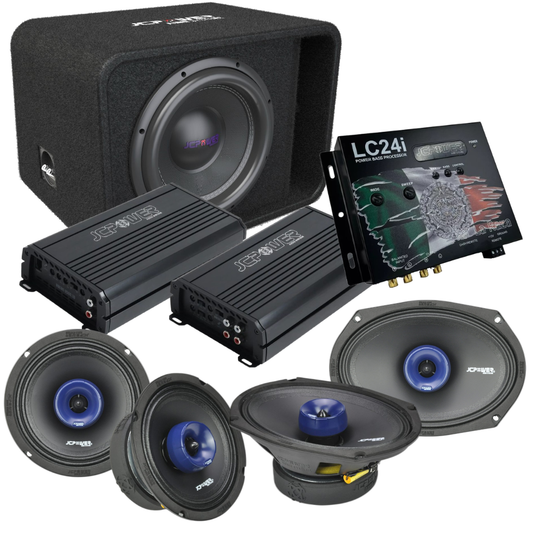 JCPOWER Pro Audio Full Sound System Package