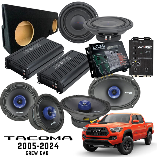 Car audio system, pro audio speakers, subwoofer, amplifiers for Toyota Tacoma