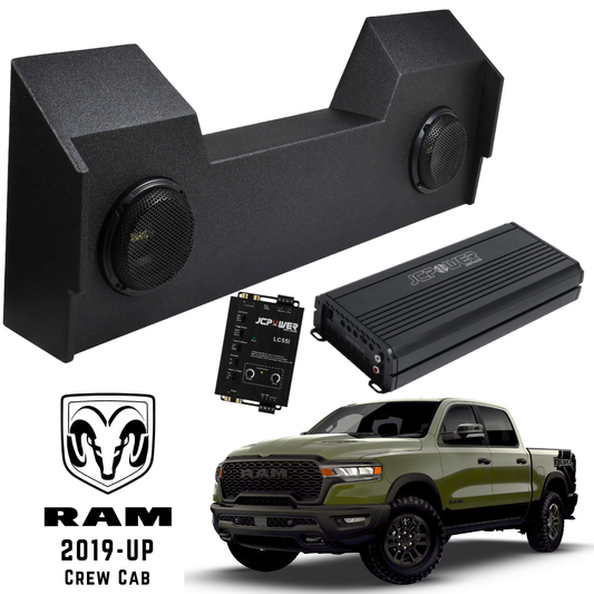 JCPOWER Deep Bass Package for Dodge RAM 1500 Crew Cab 2019-UP