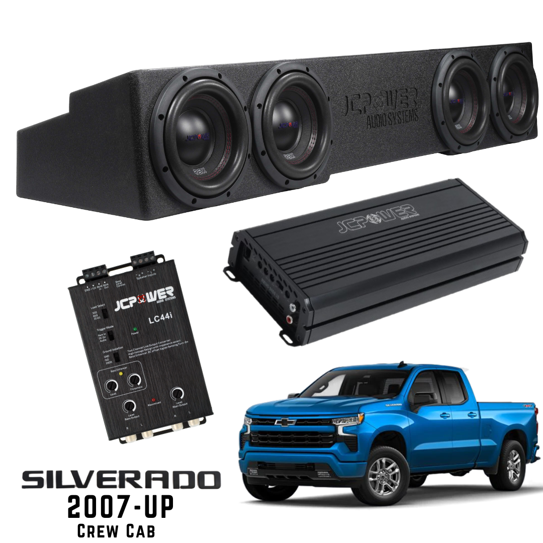 JCPOWER Deep Bass Package for Chevy Silverado / GMC Sierra 2007-Up