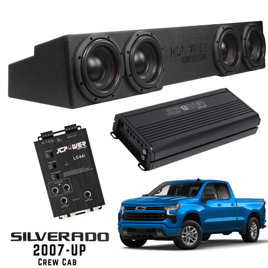 JCPOWER Deep Bass Package for Chevy Silverado / GMC Sierra 2007-Up