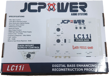 JCPOWER LC11i Bass Restoration Processor (Bass Enhancer)