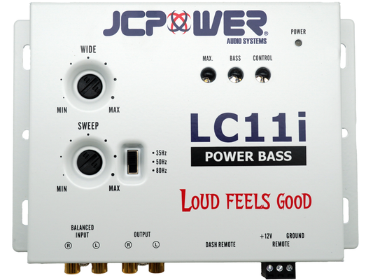 JCPOWER LC11i Power Bass Processor, a digital bass restoration processor.