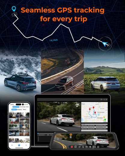 GPS tracking for speed and route history