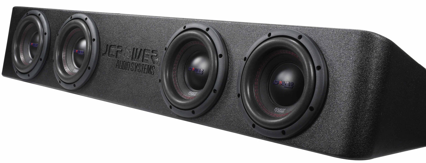 JCPOWER Pro Audio Sound System Package 2009-2025 Ford F-150 Crew Cab