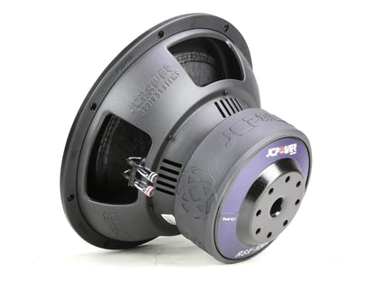 JCPOWER RSX-12D4 1600 Watt Dual 4-ohm Subwoofer