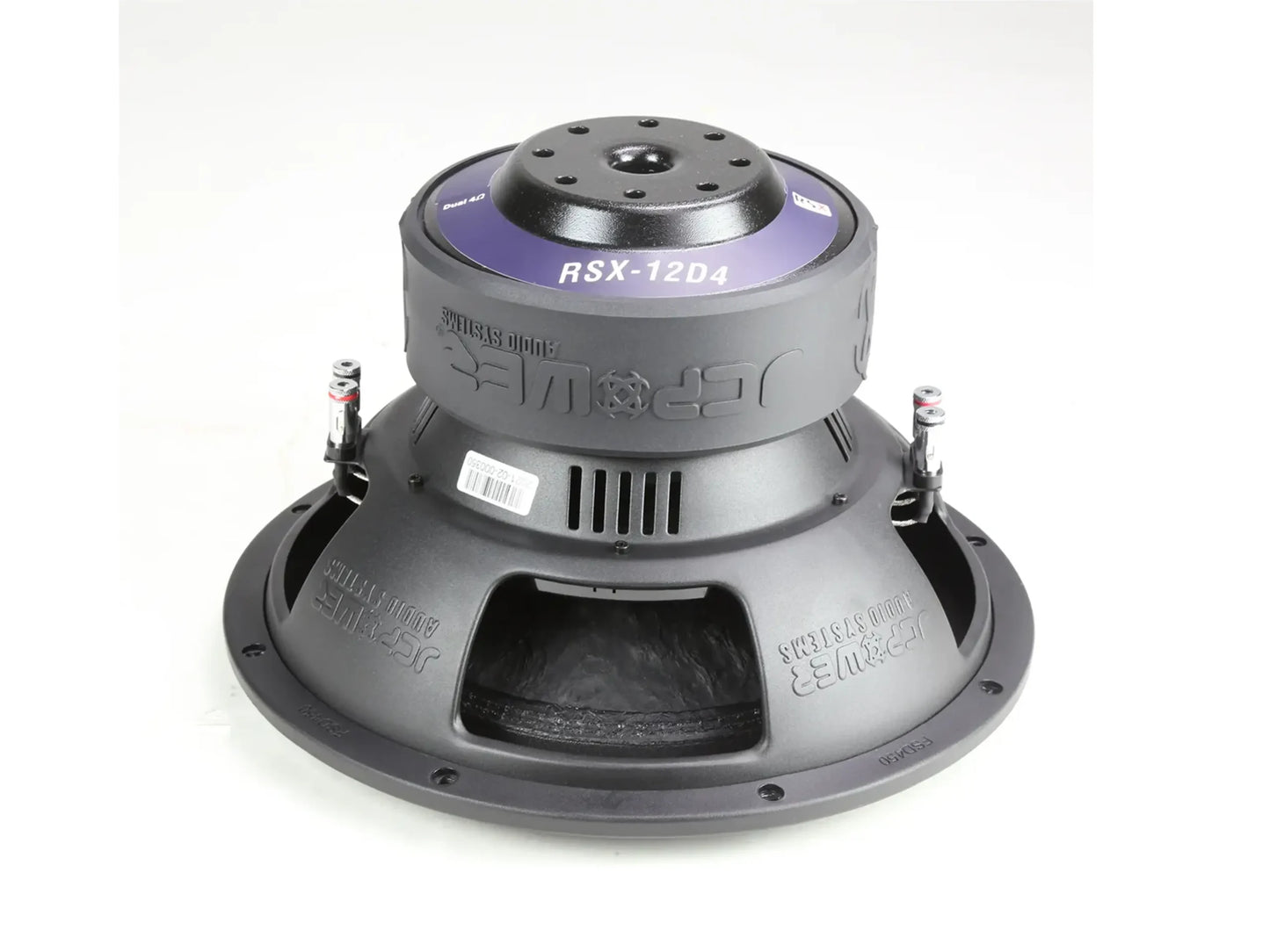 JCPOWER RSX-12D4 1600 Watt Dual 4-ohm Subwoofer