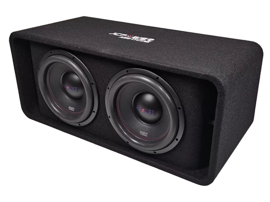 JCPOWER 12" RSX Loaded Subwoofer Enclosure